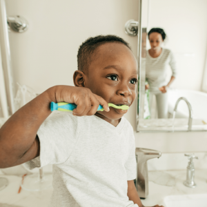 Oral Health - Brushing teeth